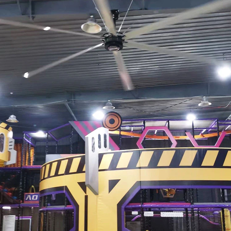 HVLS PMSM مراوح صناعية بدون تروس