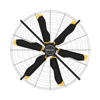مراوح التثبيت على الحائط الكبيرة من HVLS